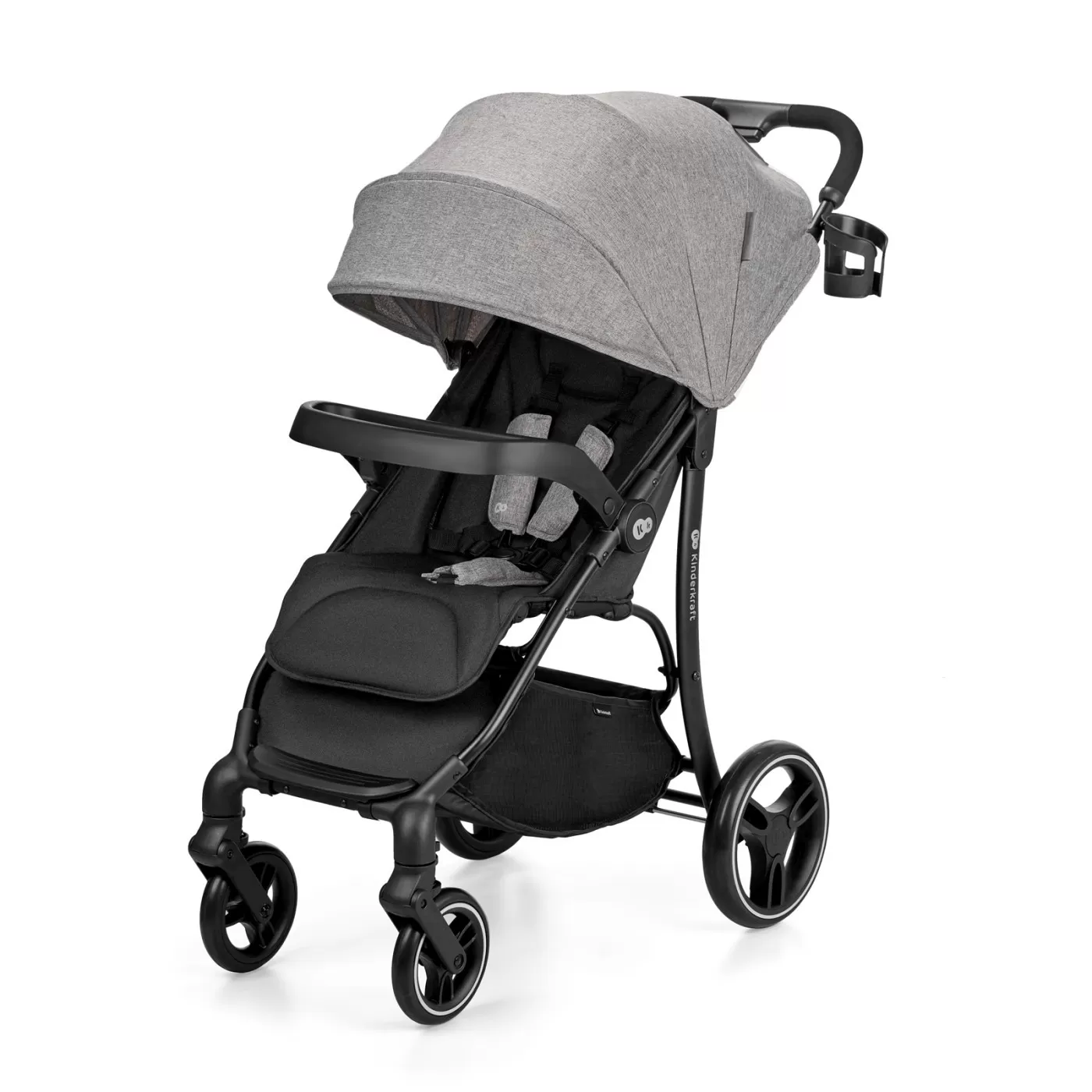 Carucioare sport - Carucior sport kinderkraft trig2, grey, varsta de la 0 luni la 3 ani
