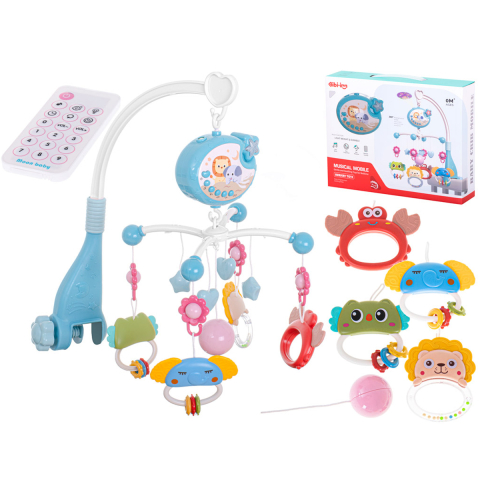 Camera copilului - Carusel Electric pentru Patut cu Proiector si Cantece de Leagan - Somn Linistit si Vise Cute