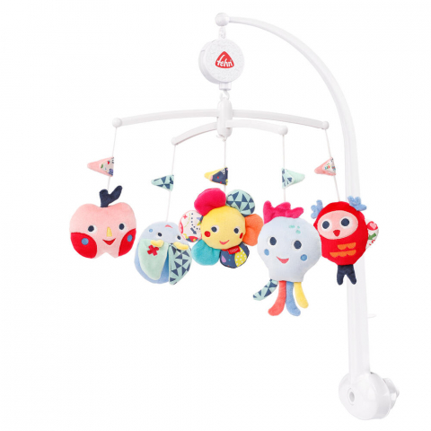 Carusel si Cutii Muzicale - Carusel muzical mobil - Prietenii culorilor