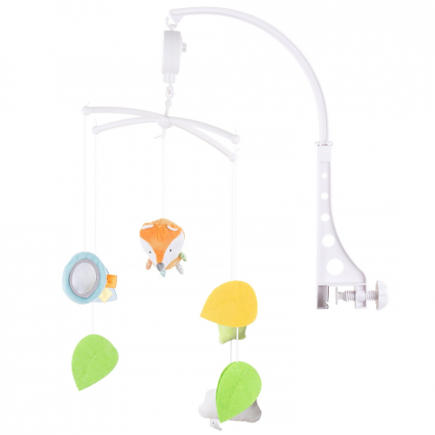Carusel si Cutii Muzicale - Carusel muzical pentru patut Chipolino Little Fox