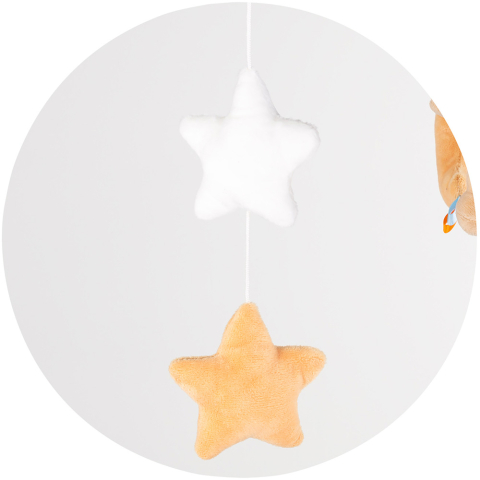 Carusel muzical pentru patut cu proiector Chipolino Bear [3]