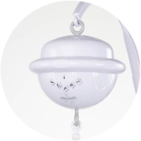 Carusel muzical pentru patut cu proiector Chipolino Cars [3]