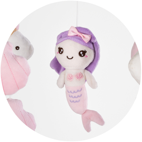 Carusel muzical pentru patut cu proiector Chipolino Mermaid [1]