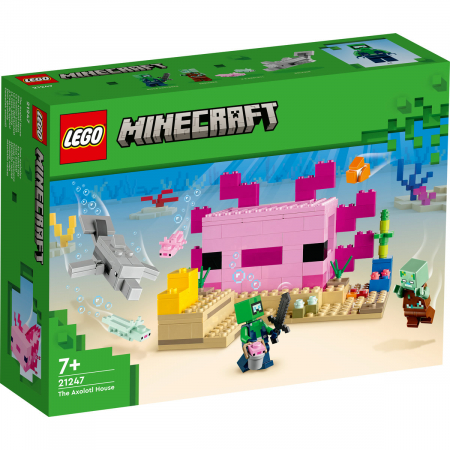 LEGO® - Casa Axolotl, varsta de la 7 ani la 14 ani