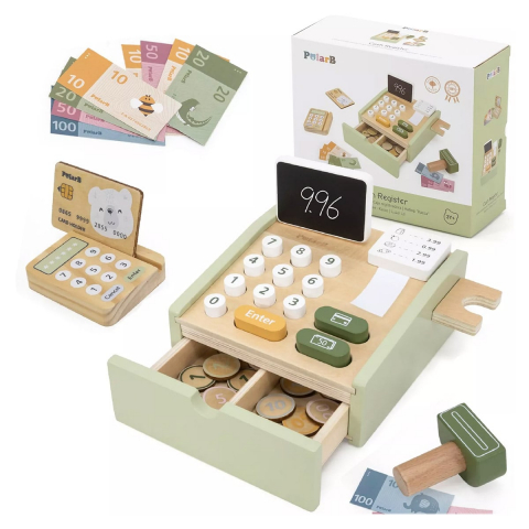 Casa de marcat din lemn, PolarB, 3-7 ani [2]