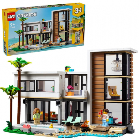 Casa moderna cod lego 31153, varsta de la 9 ani la 13 ani [5]