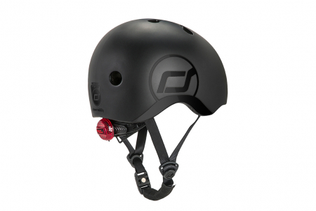 Jucării și Jocuri pentru copii - Casca protectie copii 3 ani+, marime S-M, Scoot & Ride, Black Gold
