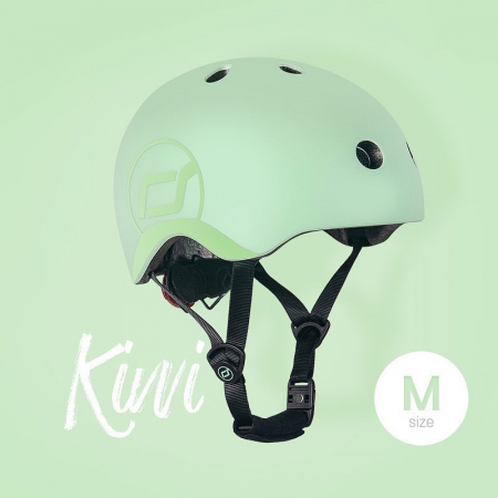 Jucării și Jocuri pentru copii - Casca protectie copii 3 ani+, marime S-M, Scoot & Ride, Kiwi