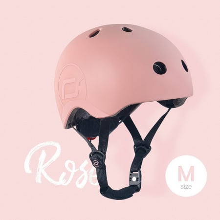 Jucării și Jocuri pentru copii - Casca protectie copii 3 ani+, marime S-M, Scoot & Ride, Rose