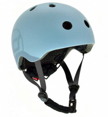 Casca protectie copii 3 ani+, marime S-M, Scoot & Ride, Steel [1]