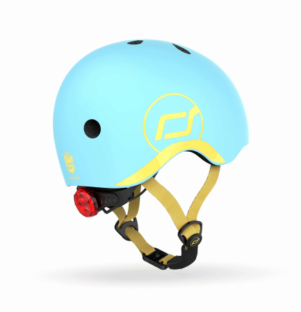 Jucării și Jocuri pentru copii - Casca protectie copii 1 an+, marime XXS, Scoot & Ride, Blueberry