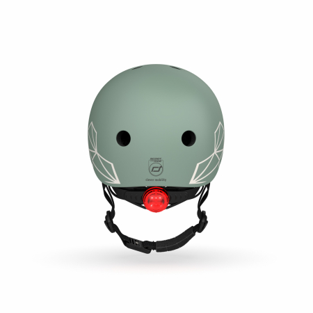 Casca protectie copii 1 an+, marime XXS, Scoot & Ride, Green Lines [4]
