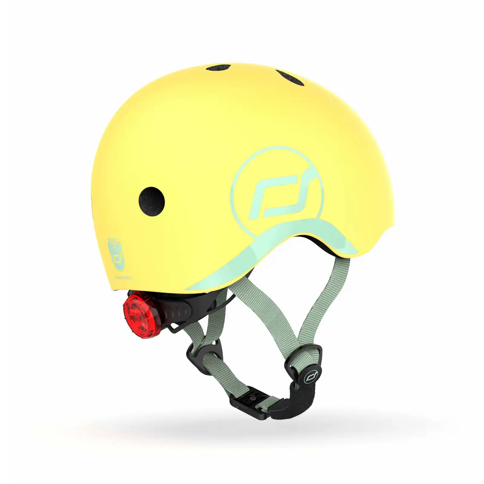 Jucării și Jocuri pentru copii - Casca protectie copii 1 an+, marime XXS, Scoot & Ride, Lemon