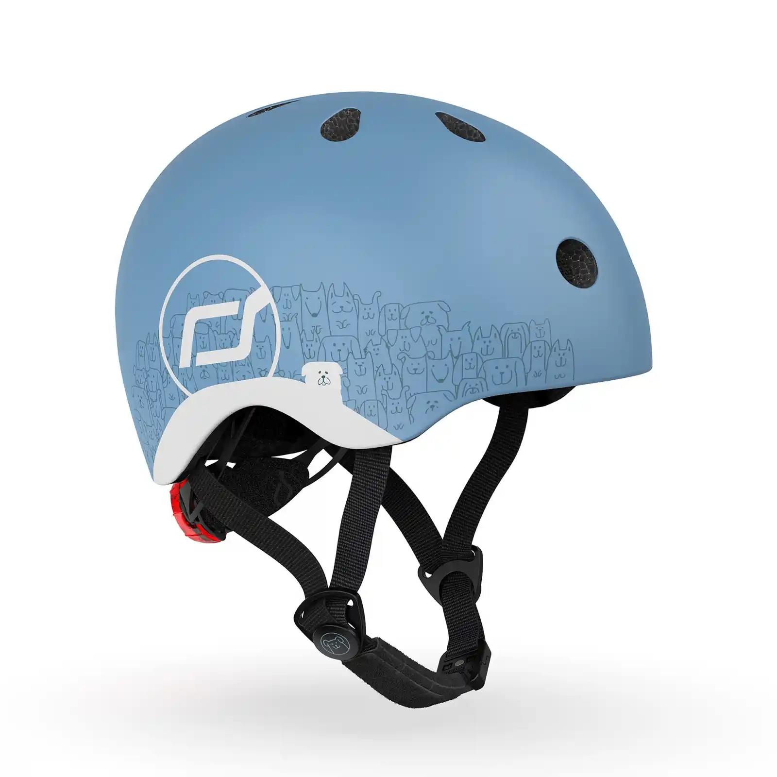 Jucării și Jocuri pentru copii - Casca protectie copii 1 an+, marime XXS, Scoot & Ride, Steel Reflectorizant