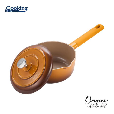 Caserola aluminiu turnat + capac 18x8.5 cm, 1.8 l, nicolai tand, origini, cooking by heinner [2]