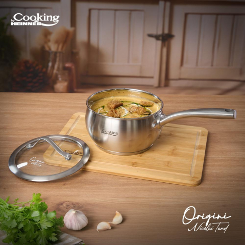 Caserola inox+ capac 16x9 cm, 1.8 l, nicolai tand, origini, cooking by heinner [4]