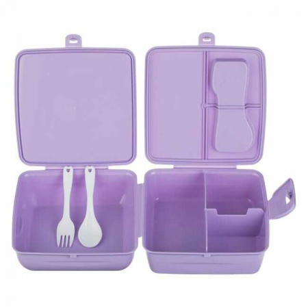 Caserole plastic, Compartimentate, pentru Copii,fete - Fluturi [3]
