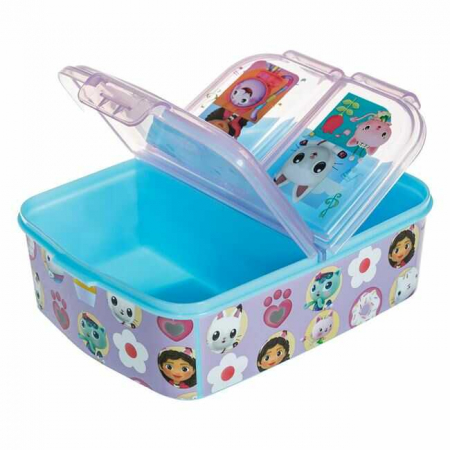 Casă, gradină și bricolaj - Caserole plastic, Compartimentate, pt Copii, Gabby's Dollhouse