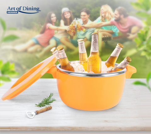 Caserola termica 8l, nova, portocalie, art of dining  by heinner [2]