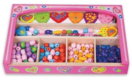 Art & Craft si Artizanat - Caseta din lemn cu bijuterii Viga Toys