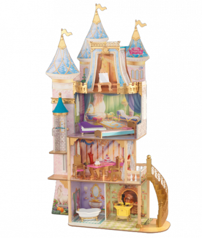 Jucării și Jocuri pentru copii - Castel de joaca din lemn pentru papusi Disney Royal Celebration