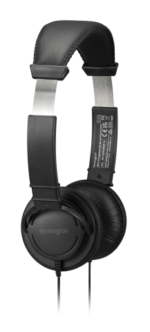 Casti audio on-ear cu fir cu microfon mufa jack kensington