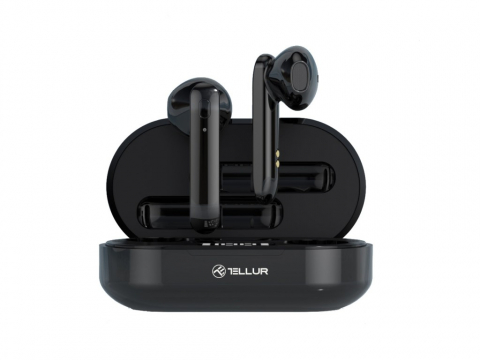 Căști Bluetooth Tellur Flip True Wireless, negru [1]