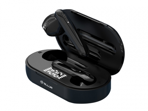 Casti - Căști Bluetooth Tellur Flip True Wireless, negru