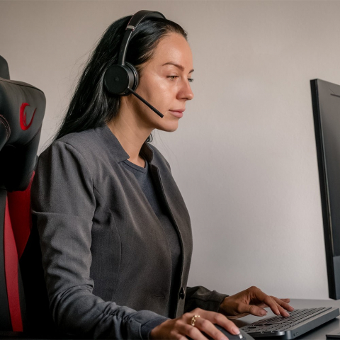 Căști call center Tellur Voice Pro Wireless, negru [2]
