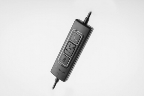 Căști cu fir call center Tellur Voice 320, binaural, USB, negru [4]