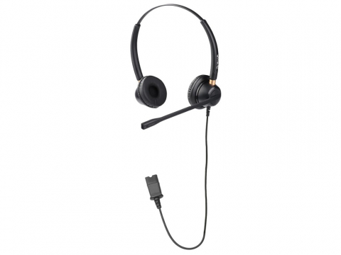 Căști cu fir call center Tellur Voice 520N, binaural, USB, negru [1]