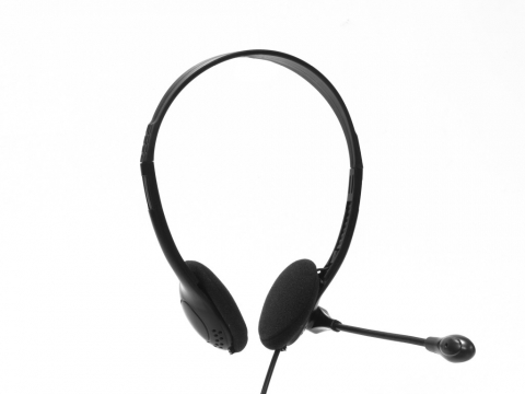 Căști cu fir Tellur Basic PCH1, microfon, control fir, USB, negru [1]