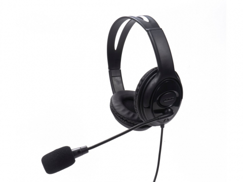 Periferice IT - Căști cu fir Tellur Basic PCH2, microfon, control fir, USB, negru