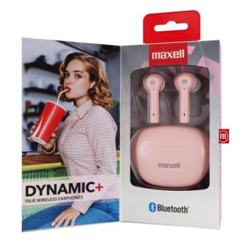 Casti fara fir bluetooth tws dynamic+ tip earbuds roz maxell [2]