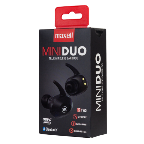 Casti fara fir bluetooth tws mini duo tip earbuds maxell [1]