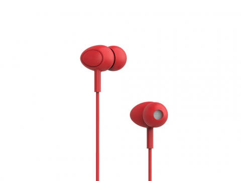 Căști in-ear cu fir Tellur Basic Gamma, microfon, roșu [1]