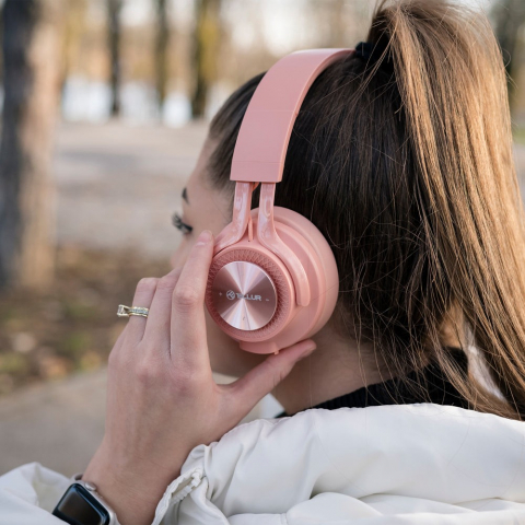 Căști Over-ear Bluetooth Tellur Feel, roz [4]