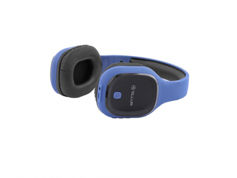 Căști Over-ear Bluetooth Tellur Pulse, Microfon, Albastru [1]