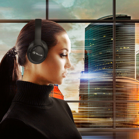 Căști Over-ear Bluetooth Tellur Vibe, ANC [4]