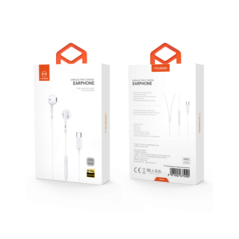 Laptop, Tablete & Telefoane - Casti Type-C Mcdodo Achievement Series White