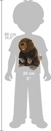 Castor - Jucarie Plus Wild Republic 20 cm [5]