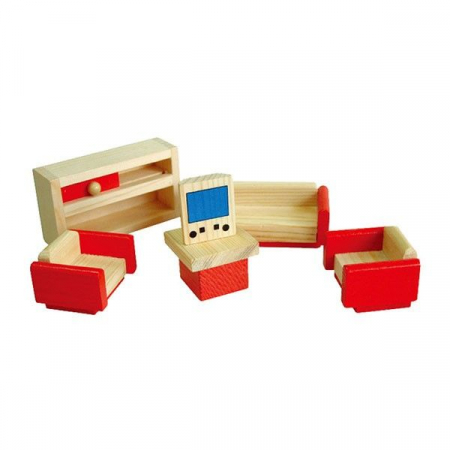 Casuta de papusi din lemn cu mansarda Viga, 3-6 ani [4]