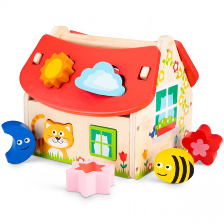 Jucării și Jocuri pentru copii - Casuta Shape Sorter cu forme