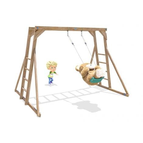 Jucării și Jocuri pentru copii - Catarator Monkey Bars cu leagan Dunster House