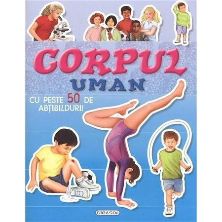 Cărți Educative, Activități - Cauta si lipeste - Corpul uman