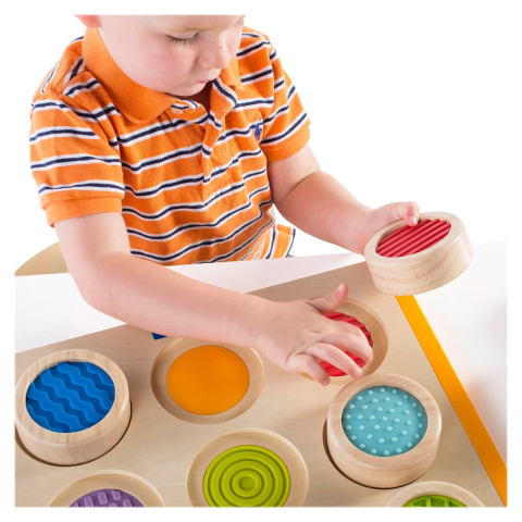 Cauta si potriveste, joc tactil de asociere, Guidecraft, copii varsta 2-6 ani [2]