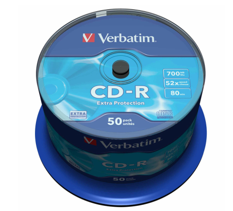 Alte Accesorii IT - Cd-r 50/set verbatim 700mb 52x extra protection 43351
