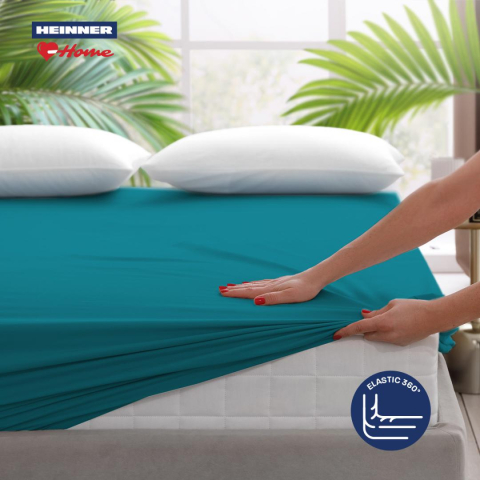 Cearceaf de pat cu elastic 160x20 cm trq [2]