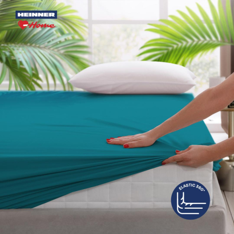 Cearceaf de pat cu elastic 90x200cm  trq [4]