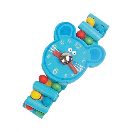 Accesorii, Ochelari, Ceasuri, ETUI, Portofel, Gentute - Ceas de jucarie din lemn Soricel